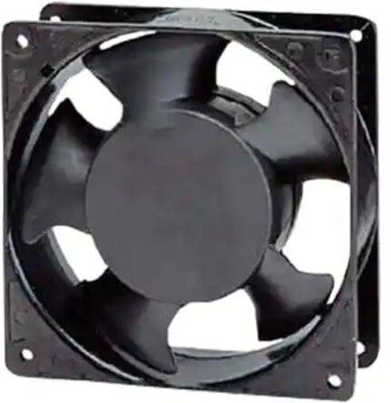 8006119119 FAA1-12038QBKT31-A, Fan Tubeaxial 230VAC Square - 119.5mm L x 119.5mm H Ball 107.0 CFM (3.00m³/min) 2 Terminals Hirschmann