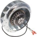 8006160889 R2E175-AC77-15, Fan Motorized Impellers 230VAC Round - 175mm Dia Ball 4 Wire Leads with QC Receptacles Hirschmann