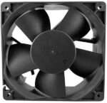 8005973084 FMA1-12038WBJT12-A, Fan Tubeaxial 100 ~ 240VAC Square - 120mm L x 120mm H Ball 137.6 CFM (3.85m³/min) 2 Terminals Hirschmann