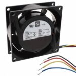 8005183911 OA825AP-11/22-1WB, AC Fans Axial Fan, 80x80x25mm, 115/230VAC, 22CFM, 11W/9W, 28dBA, Ball, Wire Hirschmann