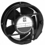 8005742949 OA172AN-11-1TB, Fan Tubeaxial 115VAC Round - 172mm Dia Ball 235.0 CFM (6.58m³/min) 2 Terminals Hirschmann