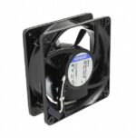 8006154167 4658N, Fan Tubeaxial 230VAC Square - 119mm L x 119mm H Ball 99.9 CFM (2.80m³/min) 2 Terminals Hirschmann