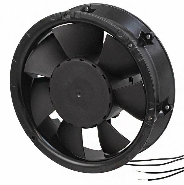 doc007784325 8006141405 AC6200NMU, Fan Tubeaxial 115/230VAC Round - 171.5mm Dia Ball 206.0 CFM (5.77m³/min) 2 Wire Leads Hirschmann — изображение 1