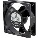 8005931876 OA119AP-22-1TB1855, Fan Tubeaxial 230VAC Square - 127mm L x 127mm H Ball 128.0 CFM (3.58m³/min) 2 Terminals Hirschmann