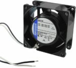 8006156956 8506VW-691, Fan Tubeaxial 115VAC Square - 79.5mm L x 79.5mm H Ball 31.2 CFM (0.874m³/min) 2 Wire Leads Hirschmann