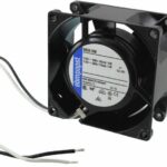 8006156956 8506VW-691, Fan Tubeaxial 115VAC Square - 79.5mm L x 79.5mm H Ball 31.2 CFM (0.874m³/min) 2 Wire Leads Hirschmann