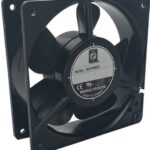 8005801851 OA109EC-UR-1WBIP68A, Fan Tubeaxial 115/230VAC Square - 120mm L x 120mm H Ball 106.0 CFM (2.97m³/min) 2 Wire Leads Hirschmann