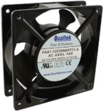 8005961443 FAA1-12038NBHT31-A, Fan Tubeaxial 115VAC Square - 119.5mm L x 119.5mm H Ball 97.0 CFM (2.72m³/min) 2 Terminals Hirschmann