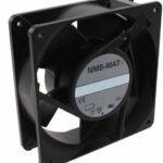8005831562 4715HS-12T-B50-AM0, Fan Tubeaxial 115VAC Square - 119mm L x 119mm H Ball 105.9 CFM (2.97m³/min) 2 Terminals Hirschmann
