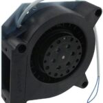 8005770239 RL90-18/06, Fan Blower, Flatpak 115VAC Square - 121mm L x 121mm H Ball 24.7 CFM (0.692m³/min) 2 Wire Leads Hirschmann