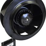 8005830662 OAB22599-11-1B, Fan Motorized Impellers 115VAC Round - 225mm Dia Ball 770.0 CFM (21.56m³/min) 4 Wire Leads Hirschmann