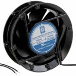 8006657859 OA172AP-11-1WB1855, Fan Tubeaxial 115VAC Round - 172mm Dia Ball 215.0 CFM (6.02m³/min) 2 Wire Leads Hirschmann