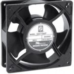 8005947345 OA119AP-22-1TB, Fan Tubeaxial 230VAC Square - 127mm L x 127mm H Ball 130.0 CFM (3.64m³/min) 2 Terminals Hirschmann
