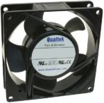 8006077242 FAA1-09225NBHT31, Fan Tubeaxial 115VAC Square - 92mm L x 92mm H Ball 34.0 CFM (0.952m³/min) 2 Terminals Hirschmann