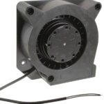 8006003487 UF90DPB23-H1S2A, Fan Blower, Centrifugal 230VAC Square - 120mm L x 120mm H Ball 21.0 CFM (0.588m³/min) 2 Wire Leads Hirschmann