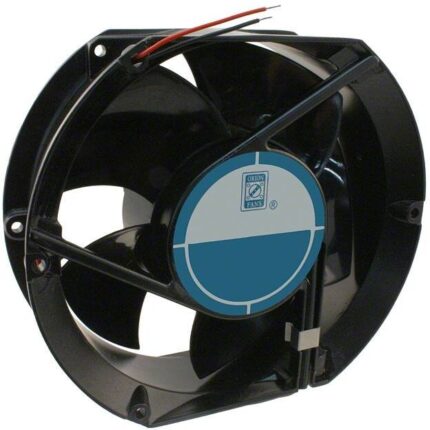 8015539246 OD172SAP-12HB,DC Axial Fan, 12 V, Rectangular with Rounded Ends, 172 mm, 51 mm, Ball Bearing, 230 CFM Hirschmann