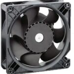 8006878617 DV5212N, Fan Tubeaxial 12VDC Square - 127mm L x 127mm H Ball 158.9 CFM (4.45m³/min) 2 Wire Leads Hirschmann