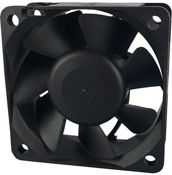 doc007785076 8006899728 FAD1-06025CHMW12-A, Fan Tubeaxial 12VDC Square - 60mm L x 60mm H Hydrodynamic 17.9 CFM (0.501m³/min) 2 Wire Leads Hirschmann — изображение 1