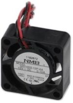 8005746201 02510SS-12P-AA-00, Fan Tubeaxial 12VDC Square - 25mm L x 25mm H Sleeve 2.7 CFM (0.076m³/min) 2 Wire Leads Hirschmann