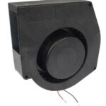 8005768026 19032183A, Fan Blower 24VDC Rectangular/Rounded - 160.7mm L x 161.3mm H Ball 60.0 CFM (1.68m³/min) 2 Wire Leads Hirschmann