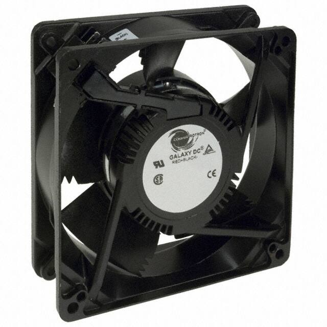 doc007785347 8006098703 19031074A, Fan Tubeaxial 12VDC Square - 127mm L x 127mm H Ball 150.0 CFM (4.20m³/min) 2 Terminals Hirschmann — изображение 1