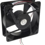 8006071006 19032038A, Fan Tubeaxial 48VDC Square - 119.13mm L x 119.13mm H Ball 110.0 CFM (3.08m³/min) 2 Wire Leads Hirschmann