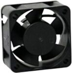 8006156929 MR4020X12B1-RSR, Fan Tubeaxial 12VDC Square - 40mm L x 40mm H Ball 17.3 CFM (0.484m³/min) 3 Wire Leads Hirschmann