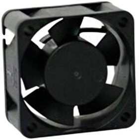 8006156929 MR4020X12B1-RSR, Fan Tubeaxial 12VDC Square - 40mm L x 40mm H Ball 17.3 CFM (0.484m³/min) 3 Wire Leads Hirschmann