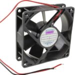 8005752470 F8025X12B-FSR-EM, FAN AXIAL 80X25MM 12VDC WIRE Hirschmann