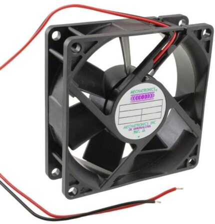 8005752470 F8025X12B-FSR-EM, FAN AXIAL 80X25MM 12VDC WIRE Hirschmann
