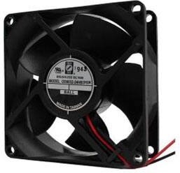 doc007785505 8006810203 OD8032-24HBIP69K, DC Fans DC Fan, 80x80x32mm, 24VDC, 77CFM, 0.33A, 50dBA, 6000RPM, Ball, Wire, IP69K Hirschmann — изображение 1