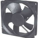 8005933007 FAD1-12032EBHW12, Fan Tubeaxial 48VDC Square - 120mm L x 120mm H Ball 111.7 CFM (3.13m³/min) 2 Wire Leads Hirschmann