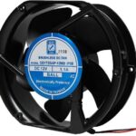 8005764517 OD172SAP-48HBIP68, Fan Tubeaxial 48VDC Rectangular/Rounded - 172mm L x 150mm H Ball 235.0 CFM (6.58m³/min) 2 Wire Leads Hirschmann