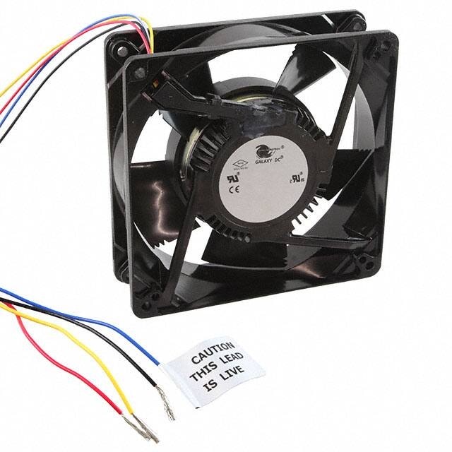 doc007785842 8006161944 17001178A, Fan Tubeaxial 48VDC Square - 127mm L x 127mm H Ball 192.0 CFM (5.38m³/min) 4 Wire Leads Hirschmann — изображение 1