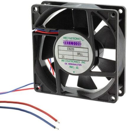 8005904335 E9225E24B-FSR, FAN AXIAL 92X25MM 24VDC WIRE Hirschmann