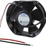 8005872703 FDD1-17251EBHW32, Fan Tubeaxial 48VDC Rectangular/Rounded - 172mm L x 151mm H Ball 325.0 CFM (9.10m³/min) 2 Wire Leads Hirschmann