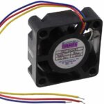 8006908666 G4015H24B2-RSR-TTL, Fan Tubeaxial 24VDC Square - 40mm L x 40mm H Ball 8.0 CFM (0.224m³/min) 3 Wire Leads Hirschmann