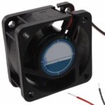 8005184047 OD4020-12HB, DC Fans DC Fan, 40x40x20mm, 12VDC, 9CFM, 0.1A, 36dBA, 7800RPM, Dual Ball, Lead Wires Hirschmann