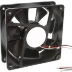 8006180365 4715KL-07W-B39-E00, Fan Tubeaxial 48VDC Square - 119mm L x 119mm H Ball 108.0 CFM (3.02m³/min) 3 Wire Leads Hirschmann