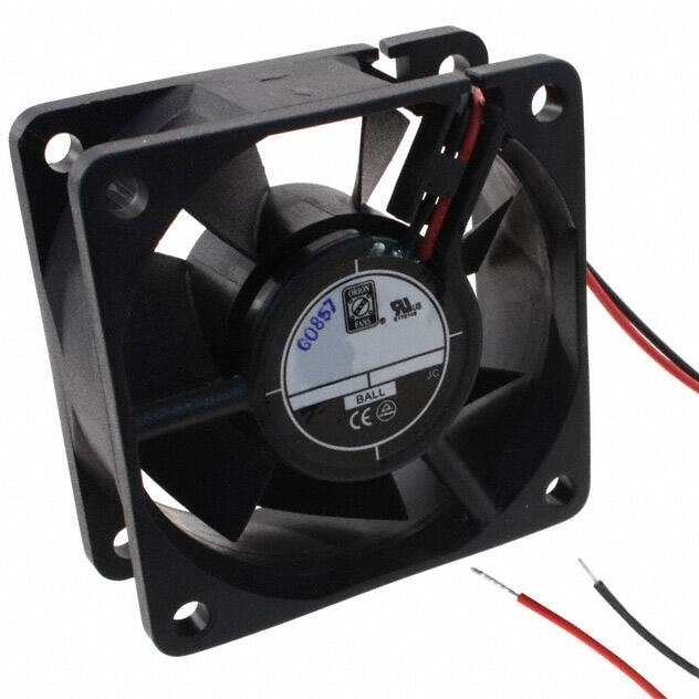doc007786146 8006840295 OD6025-60LB, Fan Tubeaxial 60VDC Square - 60mm L x 60mm H Ball 26.0 CFM (0.728m³/min) 2 Wire Leads Hirschmann — изображение 1