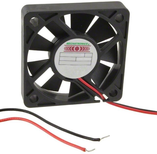 doc007786182 8006079247 M5010E05C-RSR, Fan Tubeaxial 5VDC Square - 50mm L x 50mm H 1 Ball/1 Sleeve 9.9 CFM (0.277m³/min) 2 Wire Leads Hirschmann — изображение 1