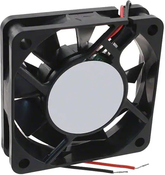 doc007786186 8006146694 2406KL-05W-B50-L00, Fan Tubeaxial 24VDC Square - 60mm L x 60mm H Ball 18.3 CFM (0.512m³/min) 2 Wire Leads Hirschmann — изображение 1