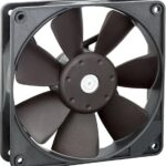 8018693198 4412FML, DC Fans DC Tubeaxial Fan, 119x119x25mm, 12VDC, 67CFM, 2W, 32dBA, 1950RPM, Ball Bearing Hirschmann