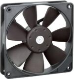 8005913394 4412FML, Fan Tubeaxial 12VDC Square - 119mm L x 119mm H Ball 67.1 CFM (1.88m³/min) 2 Wire Leads Hirschmann