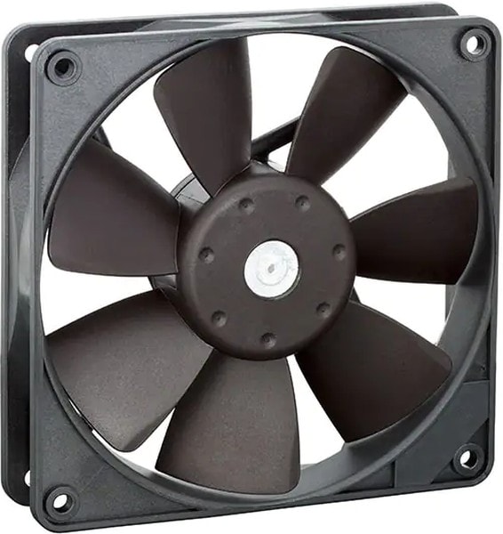 doc007786270 8005913394 4412FML, Fan Tubeaxial 12VDC Square - 119mm L x 119mm H Ball 67.1 CFM (1.88m³/min) 2 Wire Leads Hirschmann — изображение 1