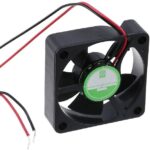 8018734159 OD3510-12MB, DC Fans DC Fan, 35x35x10mm, 12VDC, 6CFM, 0.06A, 32dBA, 8000RPM, Dual Ball, 2x Lead Wires Hirschmann