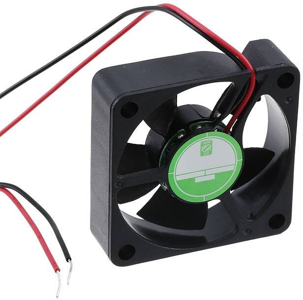 doc007786278 8018734159 OD3510-12MB, DC Fans DC Fan, 35x35x10mm, 12VDC, 6CFM, 0.06A, 32dBA, 8000RPM, Dual Ball, 2x Lead Wires Hirschmann — изображение 1