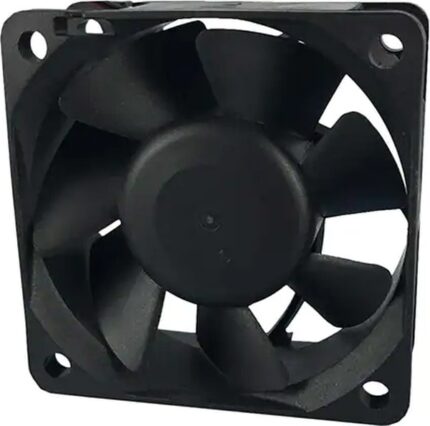 8006880164 FAD1-06025DBHW12-A, Fan Tubeaxial 24VDC Square - 60mm L x 60mm H Ball 23.4 CFM (0.655m³/min) 2 Wire Leads Hirschmann