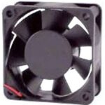 8006930542 OD6025-12HBIP69K, Fan Tubeaxial 12VDC Square - 60mm L x 60mm H Ball 25.0 CFM (0.700m³/min) 2 Wire Leads Hirschmann