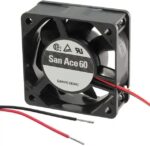 8013282437 Вентилятор Sanyo Denki 109R0605H4021 60х60х25мм, 5V, DC, 0.34А, 1.7W, качения, 3800об/мин, 2pin Hirschmann — изображение 3